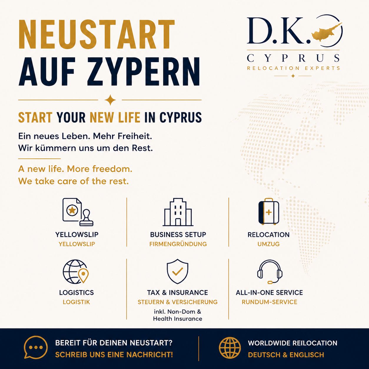 Neustart auf Zypern - DK Cyprus Relocation Experts